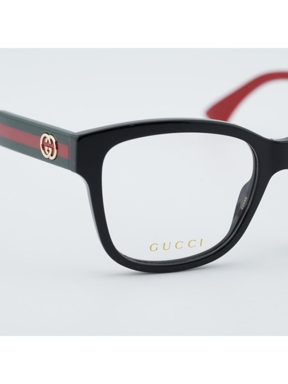 Gucci GG0038ONN 001 Eyeglasses Black 54mm Square Frame - Picture 6 of 12